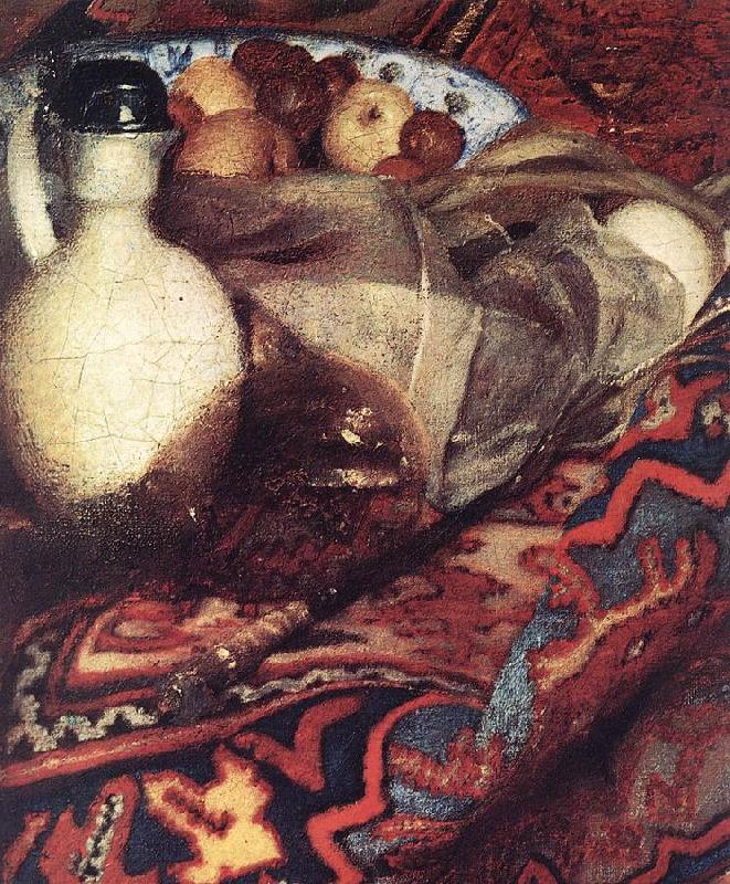 VERMEER VAN DELFT, Jan A Woman Asleep at Table (detail) ert china oil painting image